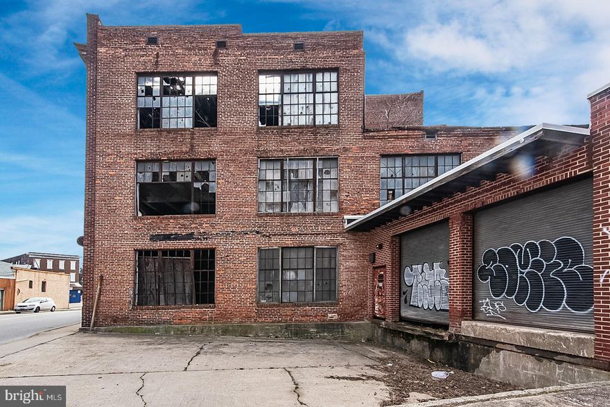 List price is Opening Bid at The Online Only Auction Sale to Be Held on The Auctioneers Website – Bidding begins Friday March 27th, and ends Wednesday, April 1, 2026 at 1:30 PM. Development Opportunity! 804 N. Franklintown Road is improved by a 55,176± sq. ft. industrial building on a 0.758± acre lot in West Baltimore. The property fronts N. Franklintown Road and Borcher Lane and includes curb cuts, parking areas, and public utilities. Zoned R-8 Residential (formerly approved for warehouse use), offering redevelopment potential. Conveniently located two blocks north of US-40, about 1 mile from the West Baltimore MARC Station and ½ mile from Hilton Parkway, with nearby residential, religious, commercial, and senior housing uses.