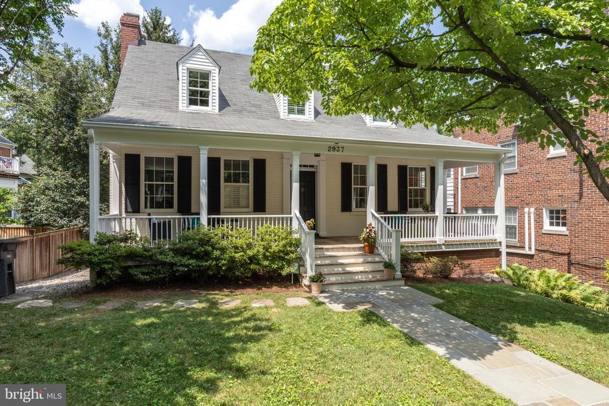 Picture perfect! Lovely renovated and expanded 5 bedroom, 3 ½ bath home in Cleveland Park! Welcoming front porch, living room with fireplace, bright dining room including built-ins, Chef’s kitchen, breakfast area open to really great, large family room & French doors to back deck. Lower-level suite with full kitchen, rec room, bedroom & full bath plus separate entrance to back patio & beautiful, fenced yard. Amazing location in the heart of Cleveland Park, so close to Metro, restaurants, shopping, the National Zoo, gorgeous new library, post office, Rosedale Park and more. Perfect timing to maybe see the frogs jumping at Tregaron!