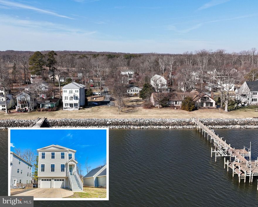 ** NO HOA!!** Coastal Charm Meets Modern Comfort at 814 Birch Ave, North Beach, MD...
Experience the perfect blend of coastal charm and modern luxury in this stunning 4-bedroom, 3.5-bathroom home nestled in the heart of North Beach, Anne Arundel County. This large home has a thoughtfully designed living space, a 2-car garage, and seasonal water views, It is ideal for those who crave a relaxed Chesapeake Bay lifestyle while still enjoying contemporary conveniences.

Step inside to a welcoming foyer that leads to a spacious dining room, perfect for hosting gatherings or intimate dinners. The bright and airy kitchen is a chef’s delight, featuring shaker-style cabinetry, granite countertops, recessed lighting, and an abundance of natural light. A seamless flow leads from the kitchen to an expansive deck with a privacy screen—ideal for morning coffee, alfresco dining, or simply unwinding with the serene views of the surrounding trees.

The main level is bathed in natural light and boasts gorgeous hardwood floors, a cozy yet spacious living room, a well-equipped laundry room, a stylish half bath, and a built-in home office nook, perfect for remote work or study.

Upstairs, you’ll find generously sized secondary bedrooms with ample closet space, along with a full bathroom. The primary suite is a true retreat, offering a spa-like ensuite bath with dual vanities, a luxurious soaking tub framed by windows, and a walk-in closet to complete the space.

The fully finished walkout basement provides endless possibilities—whether as a spacious fourth bedroom, a recreation room, or a guest suite. A full bathroom on this level adds to the home’s convenience. Step outside to the patio and enjoy the large, usable backyard featuring an above-ground pool—perfect for summer fun and entertaining.

Located just a minute from the Chesapeake Bay, this home is ideal for those who love the water! Residents can enjoy water access, including a private beach, fishing pier, and waterfront parks. Nearby, Herrington Harbour South offers a full-service marina, waterfront dining, and resort-style amenities, while Downtown North Beach features a charming boardwalk, boutique shops, and fantastic local eateries.

With dual-zone HVAC, a UV air filtration system, a water softener, and plenty of flexible living spaces, 814 Birch Ave offers a coastal retreat with modern comfort. Don't miss this opportunity to own a slice of Maryland’s waterfront paradise!