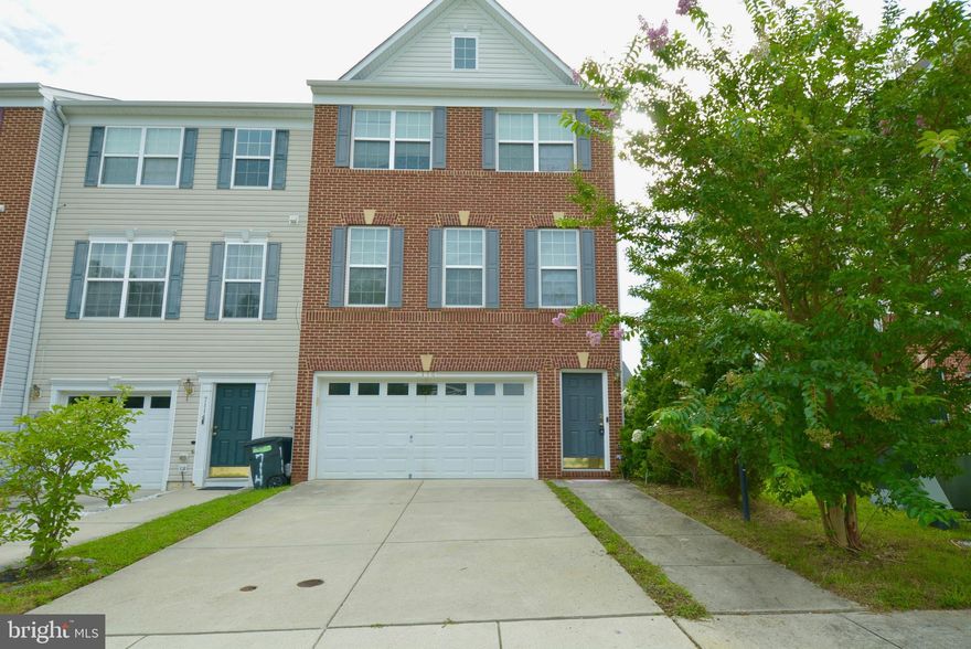 A Must See! Welcome to this Gorgeous Colonial Style Brick End Unit Townhome located at 7116 Beissel Court a 3 Bedroom, 3.5 Bathroom, 3 Level, 2-car garage, sought after in Brandywine's Chaddsford Community Subdivision! Conveniently located off MD Route 301 and across from Brandywine Crossing Shopping Center that's near retail, dining and recreation. Minutes to Target, Costco and various grocery markets and other conveniences. There is so much to love about this home, inside and out! The upper level hosts the laundry room and three spacious bedrooms, 1 full bathroom that also includes the owner's suite with walk-in closets and private master bathroom whirlpool jet. Sun filled living room on the main level has an open floor plan, hardwood floors, with a half bath connected to the eat-in kitchen that leads to the deck with a serene view of the rear of the home. The finished basement includes a fireplace, full bathroom, walkout to the 2-car garage and back door exit to the back yard. The Chaddsford community includes walking and cycling trails you can enjoy around the neighborhood, a community pool at the clubhouse, a playground and tennis courts for year round endless fun! Own this Gorgeous move in ready Townhome TODAY!!