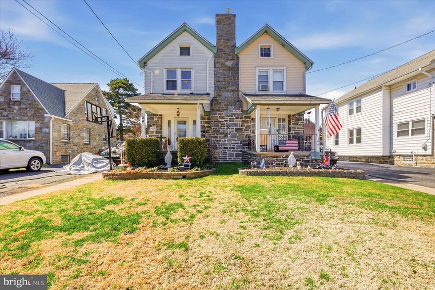 Welcome to this wonderful Manoa home! The covered front porch welcomes you in to the bright Living Room with a decorative corner fireplace.  The Dining Room has large windows providing lots of natural light, & a ceiling fan. There's a small breakfast-bar with barstool seating that leads into the nicely updated Kitchen featuring white cabinetry, stainless appliances, & granite countertops. There's also a back door to the deck and back yard. Upstairs you'll find the spacious Primary Bedroom with good closet space, two additional, nicely sized Bedrooms and the ceramic-tiled Hall Bath. The basement offers lots of storage space as well as the laundry area. This home is in a wonderful location, within walking distance to shops, restaurants, local schools, parks, & so much more. The outside space, the adorable front porch, & great back deck & yard provide lots of extra leisure space for you to enjoy! All of this, & a private driveway, too! Schedule your appointment today!