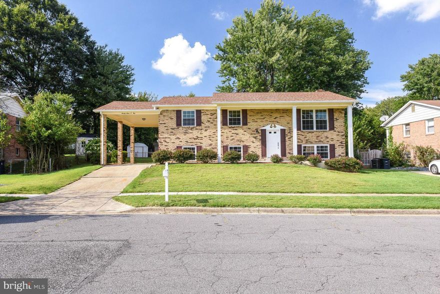 Brand new home at a resale price!! This beautiful home has been rebuilt from top to bottom. New kitchen, new bathrooms, new paint, carpets.... move in ready! Private fenced in, level backyard....all in a sought after location! Just minutes from Washington, DC, & Virginia, it's a perfect location for commuters. This home will not disappoint!