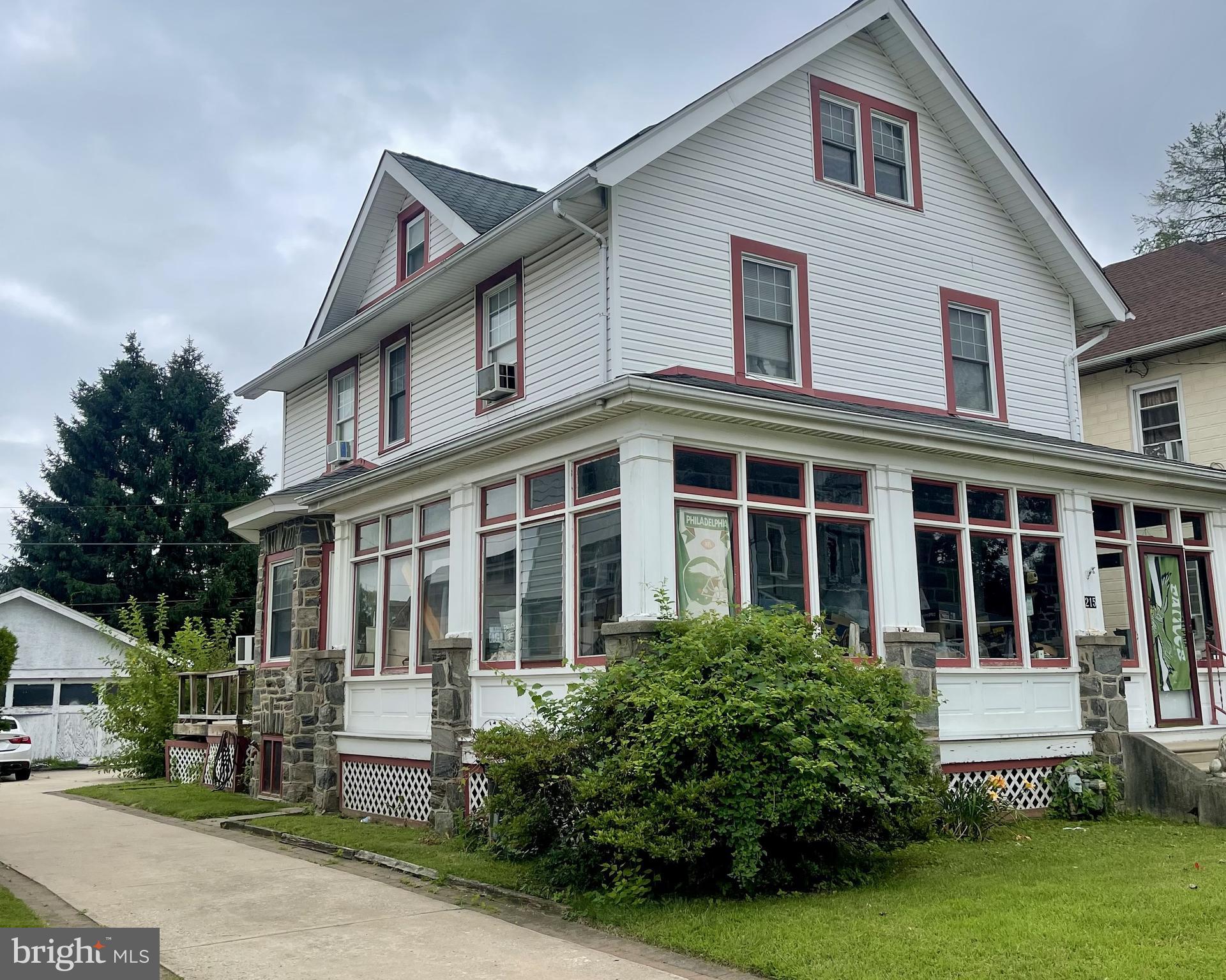 Welcome to this spacious Colonial gem in the heart of Upper Darby, offering an impressive amount of square footage and endless possibilities! This classic home features 4 to 5 bedrooms and a beautiful full bathroom complete with an oversized claw foot tub—perfect for unwinding after a long day.
Step into the inviting eat-in kitchen, which flows seamlessly into a charming cedar-paneled breakfast room—ideal for cozy mornings or casual meals. Large separate dining room! Throughout the home, you'll find thoughtful touches of original character, including bay windows, a cedar-lined closet, and a stunning wrap-around enclosed front porch that adds curb appeal and additional living space.
Upstairs, the finished attic offers an abundance of space, perfect for a fifth bedroom, home office, playroom, or creative studio—whatever fits your lifestyle best.
Outside, enjoy the convenience of a newer driveway leading to a detached oversized garage—an incredible bonus for storage, hobbies, or future potential.
With its original charm, generous layout, and room for your vision, this home is the perfect canvas to create something truly special. Don’t miss the opportunity to make it your own! 1 year home warranty with acceptable offer. OPEN HOUSE Sunday July 27th 10:30AM-12:30PM