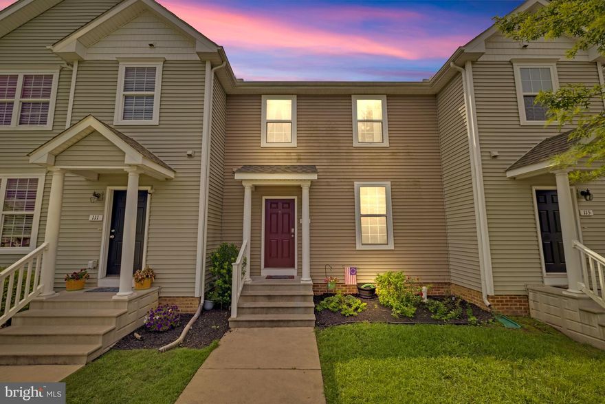 Welcome to 113 Pine Ridge Ct, a beautifully maintained three-story townhouse nestled in the charming community of Church Hill, MD. This spacious home offers comfort, style, and convenience at every turn.

Step inside to find a bright and open main level featuring a large living space with brand-new luxury plank flooring that extends into the welcoming living room and continues into the fully finished basement family room—perfect for relaxing or entertaining. The open-concept kitchen boasts a breakfast bar and flows seamlessly into the living area, with abundant natural light streaming in through a sliding glass door that opens onto a private deck overlooking a peaceful wooded backdrop. 

Upstairs, the primary bedroom provides a serene retreat with its own private en-suite bath. Two additional guest bedrooms share a full hall bath, offering ample space for family, guests, or a home office. A convenient half bath is located on the main level.

Additional features include paved parking, a $130 monthly HOA fee, and a quiet location within a desirable neighborhood. Don't miss the opportunity to own this inviting home in a tranquil setting with modern updates and thoughtful details throughout. 
Subject to sellers finding home of choice.