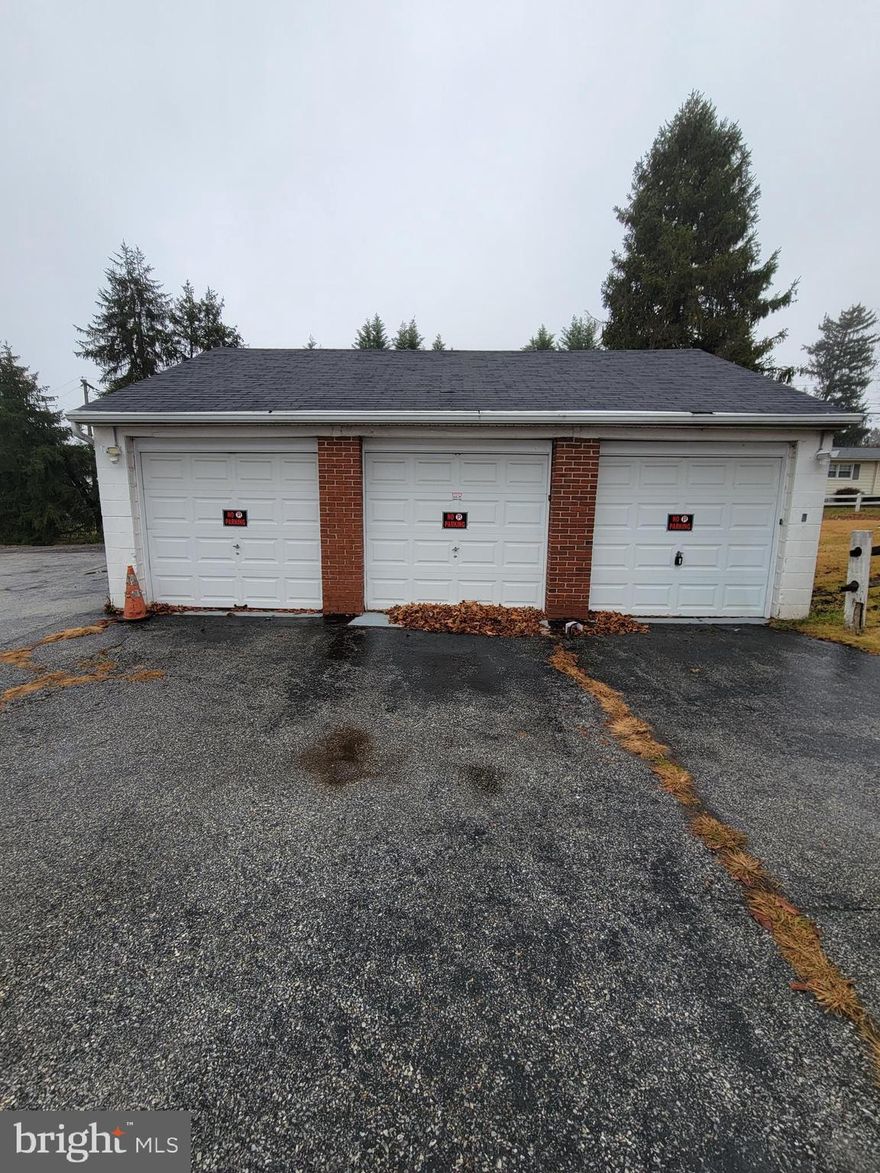 The 3 bay garage is the only thing for rent at this property.  It sits in Oaks but has a Collegeville mailing address for GPS.  Pull onto Gumbes off of Egypt Road.  This is conveniently located to major highways and is an amazing location for rent.  This garage has 3 bays all wide open on the inside and has electric service.  This is a month to month lease.  Great opportunity for the right tenant.