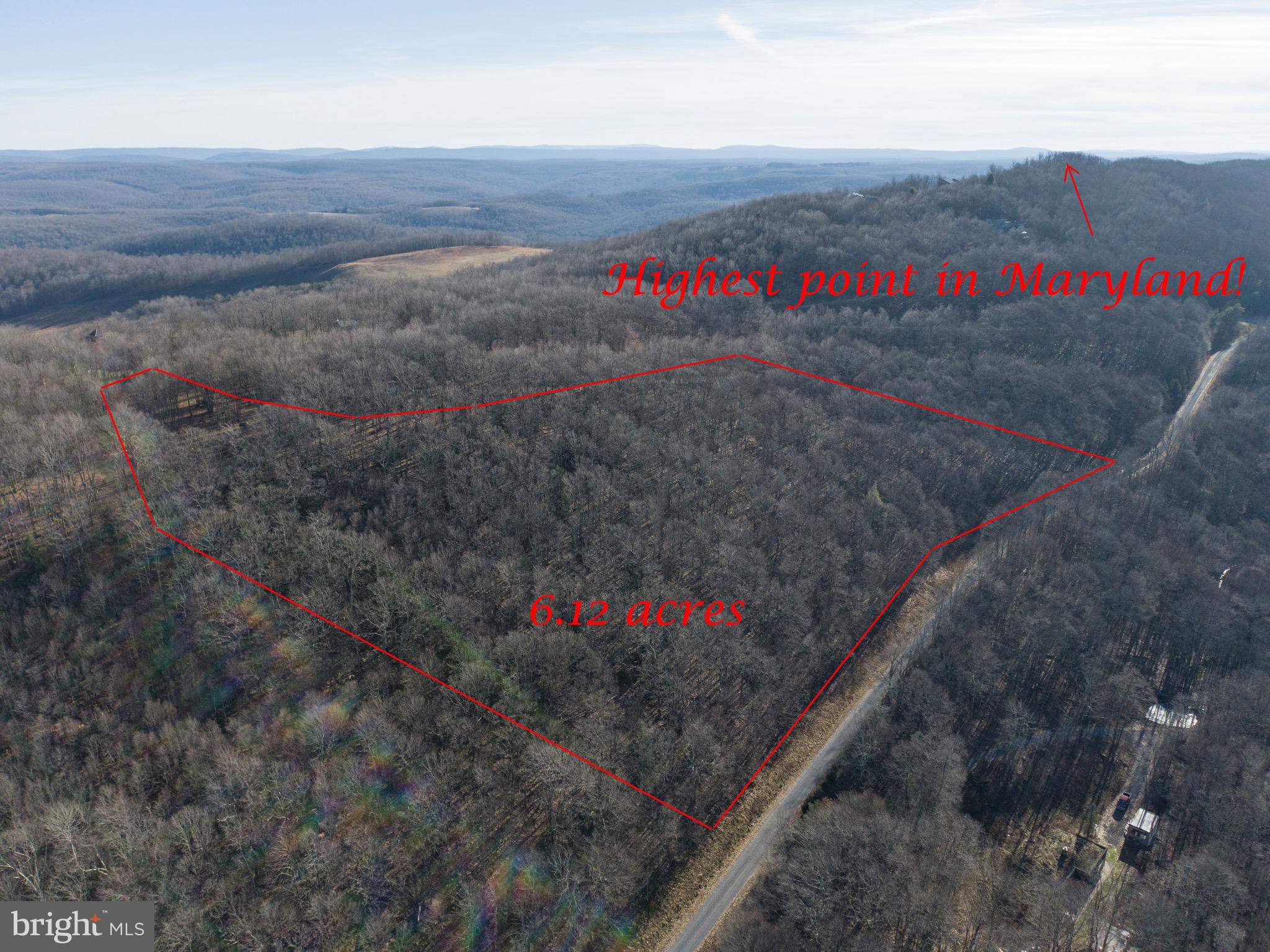 Opportunity to own over 6 acres on Backbone Mountain adjoining the Highest Point in Maryland! This lot will offer some of the best views from Maryland's highest point with western exposure. Approved perc and electric on site . Ready for you to build your dream home! Lots in this community have been selling fast. Call today to claim this one before it sells too!