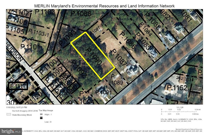This lot centrally located in the heart of Crisfield MD. has public water and sewer services available. It is a few quick steps away from being buildable, with lot already being surveyed, only a few steps away from having an approved site plan. This lot has stunning views, sunsets and sunrises. Nestled privately behind another cleared lot.