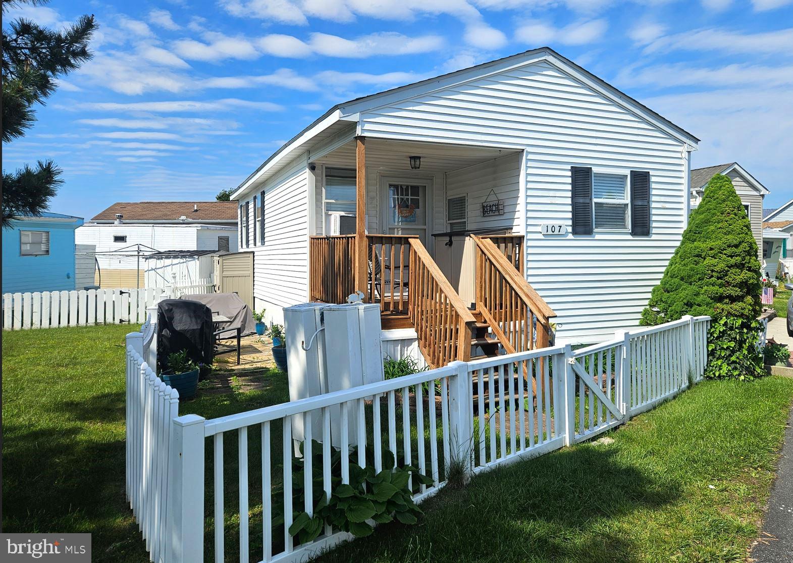 WOW, THIS ONE IS FOR YOU! Now you can a place at the beach that the whole family can enjoy. Only one block from the ocean. This is the Lowest cost ownership in Ocean City. Located in North Ocean City between 134th and 135th street one block from the beach. This 4-bedroom, 1-bath, home has an updated kitchen with granite countertops, all stainless steel appliances, a built-in microwave oven, a frost-free refrigerator with ice maker, an electric radiant range, dishwasher, full-size clothes washer & dryer, plus it is sold partially furnished. The Sundowner Community Co-Op has no condo fees or grounds rent. You are a shareholder with 1,500 shares of stock in the Co-Op community. The community fee is $126.00 a month, which pays for the real estate taxes, city water & sewer, city trash collection, grass cutting, maintenance & management fee, and use of the community swimming pool. Pets are allowed. Attorney fees and settlement are only $1,200. NOW is the time to Own at The Beach! BETTER CALL NOW BEFORE IT’S TOO LATE! Life’s To Short. “People don’t care what you know until they know how much you care.”
BETTER CALL NOW