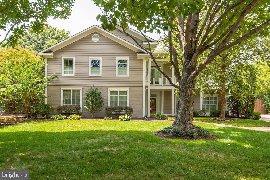 What an opportunity!  Ignore the days on market,  BRING ALL OFFERS. Significant .60 acre property in the prestigious Vauxcleuse neighborhood. Homes like this are rarely available. Located on a culdesac--no access directly from Seminary & no cut-through traffic. Private path to SSSAS LAX field! Over 4900 SF! All systems and appliances updated. 40 year roof!  Home Warranty conveys.