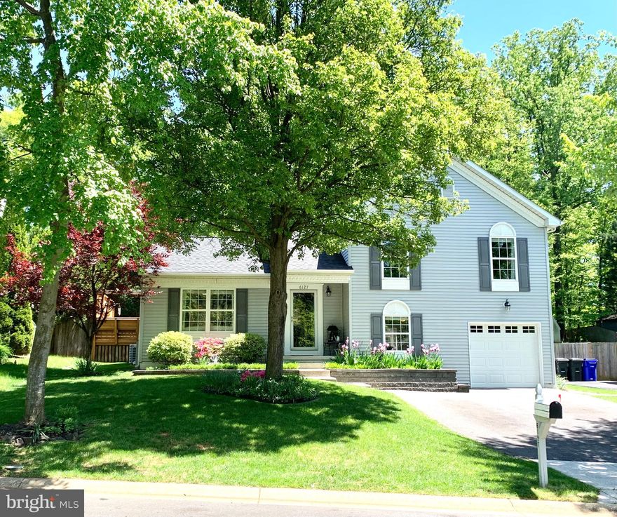 This 4-Level split-level home, located on a quiet wooded street, backs to woods and is a MUST SEE! The nearly 1/3 acre lot is a peaceful retreat in today's world. Relax on the outdoor patio and enjoy the pool.  This home boasts five bedrooms and 2 1/2  upgraded baths. The updated kitchen is adorned with stainless appliances and quartz counter tops.  Expanded family room is a bonus on this floor plan because of the thoughtful addition.  Finished lower level recreation room completes this package.  New  roof Installed in 2019,   HVAC system replaced in 2011, 50 gallon water heater replaced in May 2011,  repaved asphalt driveway in 2018, replaced  vinyl pool liner in 2012, owner's bathroom remodeled  in 2018, kitchen remodeled  in 2019, upgraded  staircase railings installed  in 2021.  Large shed holds all the garden tools and lawn equipment. This lovely home is well maintained & ready for a new owner!