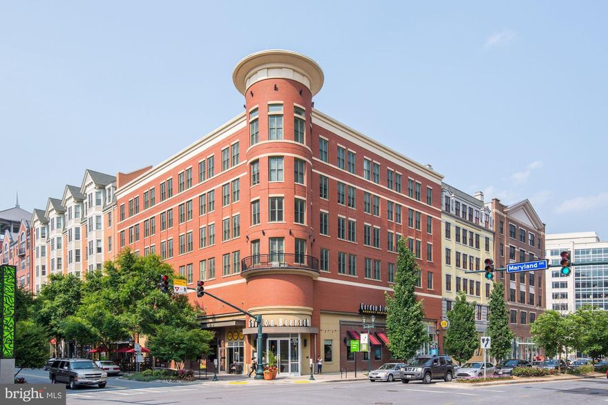 Welcome to The Palladian in the heart of the Rockville Town Square, where amenities and conveniences abound! Freshly painted and ready to move in, this unit offers one level living and a fantastic urban feel.The user-friendly floor plan features nine-foot ceilings, an open living room and dining room and hardwood flooring.  The kitchen is equipped with a gas range, stainless steel appliances and granite counter tops. Three bedrooms, two full baths, large walk-in closets, and a laundry room complete the unit. A private balcony off the living room offers additional space for enjoyment and entertainment.  Two garage parking spaces convey.Included in the condo fee is the maintenance of the common areas, trash, pool access, and exercise and billiard room. Residents can take advantage of all the community amenities including Starbucks, Regal Cinemas, Panera Bread, Gordon Biersch Brewery and retail shops. Conveniently located just two blocks away from the Rockville Metro station. Access to major highways and roads including I-270 and Rockville Pike are in close proximity.
