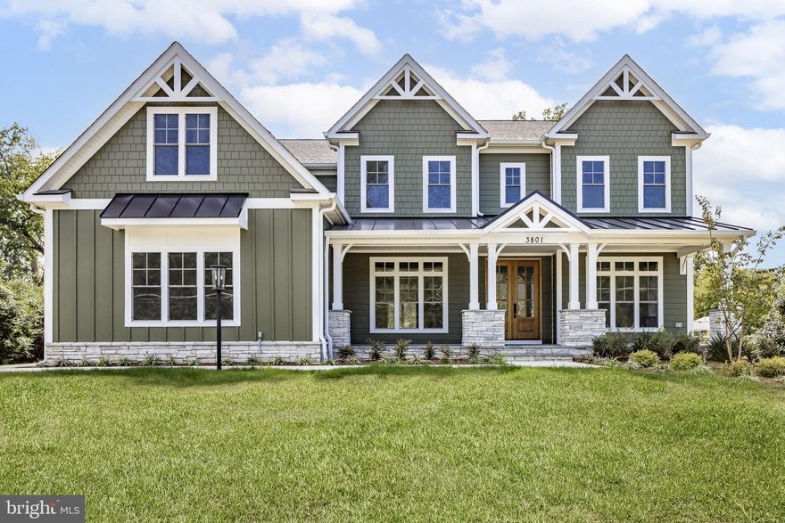 Timeless details meet modern day design in this new construction Craftsman! From the moment you ascend the 34’x8’ flagstone front porch, you know this home is special. Sitting prominently on a ½ acre lot, this home features over 5500 finished square feet, 7 bedrooms (or bonus rooms!), 6.5 bathrooms, and a 3-car garage. Proceeding through the custom, contrast-wood double doors, you find yourself in a striking entry foyer. Flanked by an office with a custom millwork accent wall and a dining room with tray ceiling, the attention to detail is apparent from the moment you enter the home. Continuing past the butler’s pantry with built-in beverage station, you arrive at what is sure to become the heart of the home – the adjoining gourmet kitchen, family room, and connecting screened-in patio. Beginning in the kitchen, you’ll delight in entertaining in this space, which features white cabinetry alongside the added “wow” factor of contrasting Rift Wood island, hood, and accent cabinets. The family room offers the ambiance and ease found in an electric fireplace for the colder seasons, while the connecting porch facilitates the comforts found in both fan (suspended from a cathedral ceiling) and natural breeze through screened windows. A sliding door off the kitchen provides access to the large mudroom and garage entrance, while a main level bedroom off the family room boasts a full bathroom featuring a curbless shower for easy access. Continue up the dramatic, modern curved staircase to the private level landing. Here, an activity niche provides space to customize to your liking – use it for two additional desk spaces, gift wrapping station, or craft table. The primary bedroom suite understands the importance of space - offering separate walk-in closets, separate sink vanities, and a private water closet room. Four additional bedrooms with walk-in closets complete the 5 bedroom layout on the private level of the home. Bedroom #2 even features a bonus room – ideal for kids play area, exercise space, or bedroom office. Bedrooms #2 and #3 share a jack-n-jill style bathroom, while all other bedrooms feature ensuite bathrooms. A second level laundry room is located near several linen closets and facilitates convenience. Make your way back down to the lower level of the home where you’ll find a large rec room, kitchenette, and an abundance of storage space. An ensuite bedroom with walk-in closet offers a great space for visiting guests, live-in childcare, or anyone preferring a private respite separate from the remainder of the home. A full window in this bedroom takes away all notion of being on the lower level of the home, and an additional set of double exit doors provides egress and light leading to stairs up to the backyard. Finally, once in the backyard, you'll notice how the massive .5 acre lot offers so many options to customize the yard of your dreams. With no HOA, the options are nearly limitless!