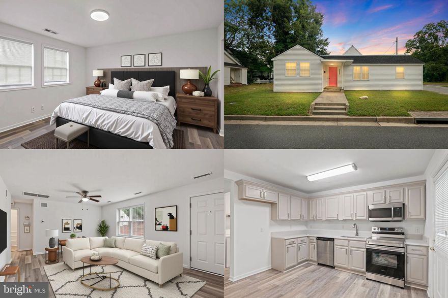 Recently renovated 4-bedroom, 2-bath home offering clean finishes, functional living space, and a move-in ready interior. The main living area features updated flooring, recessed lighting, and large windows that bring in plenty of natural light.

The kitchen has been refreshed with white cabinetry, stainless steel appliances, modern countertops, and space for everyday cooking and storage. The layout flows easily into the main living area, making the home comfortable for daily living and gatherings.

All four bedrooms are well-sized with updated flooring and neutral paint. The bathrooms have been updated with new vanities, mirrors, and modern fixtures, giving them a fresh and simple look.

Additional features include a dedicated laundry area, updated lighting, and consistent flooring throughout most of the home. The property sits on a corner lot with a manageable yard and off-street parking.

A solid option for buyers looking for a renovated home that is clean, practical, and ready to move into.