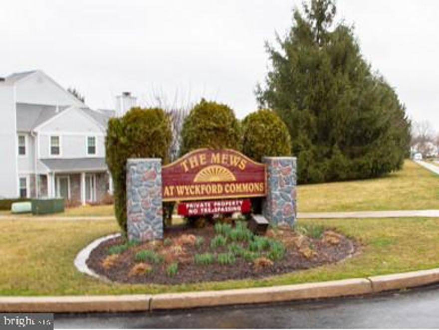 Spacious open concept condo, well maintained in Sellersville. Featuring 3 nice size bedrooms, 2 full baths. Nice size living room with wood fireplace. Dining area and eat in kitchen. Enjoy the large glass sliding doors off the living room and enter the back patio or just enjoy the beautiful view of the woods and nature from your couch. Kitchen features plenty of cabinet space and open with view to living room and dining room. Laundry is off the bedroom hall. This condo features plenty of closet / storage space.