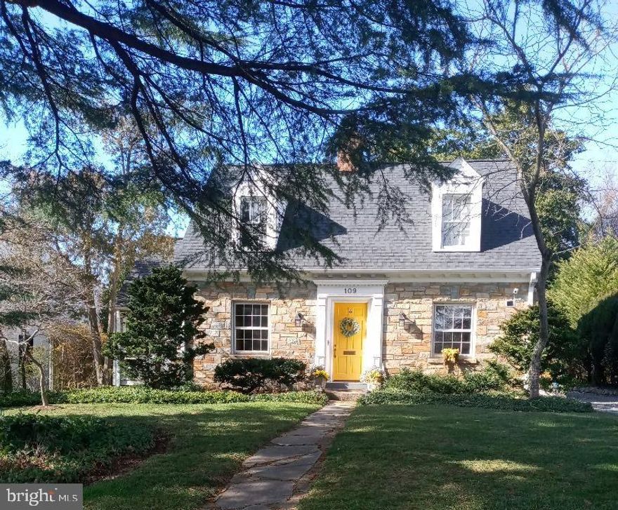 Charm. Charm, Charm...inside and out!  Location, location, location!  This stone front cape has been well cared for and has  a new roof and HVAC, each less than 2years old.  In addition it has  an updated kitchen/dining room with built-in shelves and cabinets, a large LR with built in shelves and cabinets, a side addition with  a Primary Bedroom, full shower bath with heated floor and den or office .  An exit/ entrance from the rear patio makes it  a potential for  in-law suite  or home office. Upstairs has two large bedrooms and a full bath.    You will love the rear patio and wonderful gardens filled with perennials and a small fountain.  There is a 2 car garage and ample space for a turn around and for guest parking.   The location is so convenient...less than 1 block  to University Blvd,  bus stops connecting to Metro, walking distance to schools, Four Corners shopping with the popular Woodmoor Bakery, Santucci's Deli, etc.,  Nearby is the Burnt Mills center with TJ's.  The beltway is less than a mile away. The community popularly  known as Woodmoor has an active citizens' association (not an HOA) and sponsors many annual events....4th of July Parade,  Christmas Tree and Menorah Lighting,  Woodmoorstock musical day, and more.

Note the above grade finished s.f. is from tax records. The recent measurements in the floor plan show house is larger. (see pictures for all floors)
