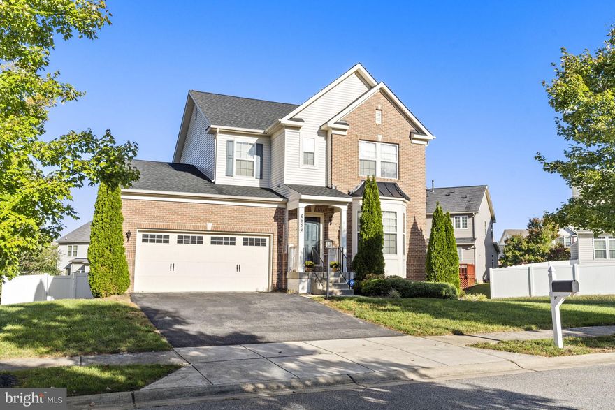 This spacious brick front single-family home with attached two car garage is being sold as is.  The Price has been adjusted to offer you a single family home at townhome price.   Located in a quiet cul-de-sac, the home has three finished levels.  The property's roof is less than one year old, range and dishwasher purchased within the last six months, new granite counter tops and  much more.  In ground  sprinkler system, pre wired for security and sound systems .   The third floor features the primary suite with luxury bathroom, two addition bedrooms and the family laundry room.  The main or entry level has living room/office, open floor plan featuring spacious family room/ fireplace open to dining area, kitchen with island, updated stainless steel appliances, new granite counter tops and access to the 2-car garage and low maintenance deck.   The lower level features the 4th bedroom, bathroom and rec room with access to the patio and spacious fenced in yard with in ground sprinkler system. The deck and fencing around the yard require little or no maintenance.    Home is MOVE-IN READY! 

Several rooms are Virtually Staged.