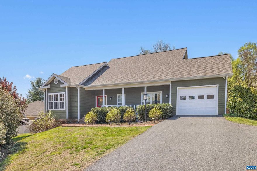 Enjoy easy one-level living in this well-maintained home in the desirable Highlands neighborhood of Crozet, just minutes from downtown Charlottesville, UVA, and everyday conveniences. Set on a spacious .37-acre lot, this 3-bedroom, 2-bath home offers a bright, functional layout with effortless flow for daily living and entertaining. The main living area is filled with natural light and connects seamlessly to the kitchen and dining spaces, with all bedrooms conveniently located on the main level. Recent updates?including a new roof (2023), updated windows, lighting, and appliances?add both style and peace of mind. Step outside to enjoy a fenced yard and updated deck, perfect for relaxing or entertaining. Located in a quiet, established community with easy access to shopping, dining, and commuter routes.,Formica Counter,Oak Cabinets,Fireplace in Living Room