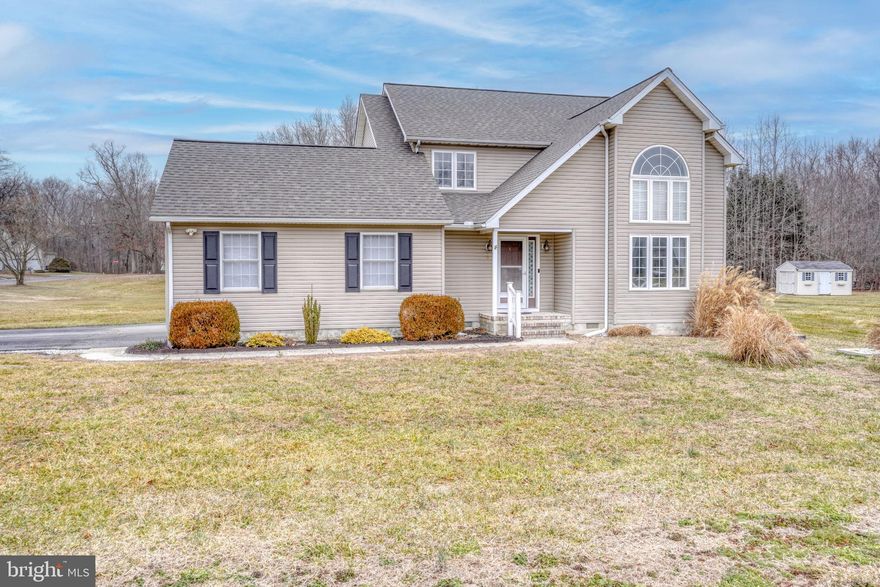 Located in the desirable Planters Woods community, this home combines a welcoming neighborhood feel with convenient access to shopping, dining, and commuter routes. This well maintained 3-Bedroom, 2.5-bath home with an oversized 2 car turned garage sits on a spacious .54 acre corner lot which includes a 25x30 concrete patio (2023)-perfect for gatherings or quiet evenings outdoors.  Inside the warm and inviting layout offers generous living space.  The foyer leads to a great room with a vaulted ceiling and palladian window which allows an abundance of light to flood this spacious, bright room.  Walk through the dining room into an ample sized eat-in kitchen with solid oak cabinets and a double sink. From there, step into the family room and through to the bonus room addition (so many possibilities). The foyer's turned staircase will lead you to two generous sized bedrooms, plus a master with a walk in shower. You will find plenty of storage in the attic with two places to access, one of which was added via hidden bookcase with stairs for above garage storage. Other notable updates are a remodeled 1/2 bath, LVP flooring in most of main level, and completely renovated laundry in 2021. Do you want additional peace of mind? This home has been thoughtfully cared for, featuring a new roof (2025) and encapsulated crawlspace with new french drains (2019), both with transferable warranties.  Peace of mind, space to relax, and a move in ready home just waiting for your personal touches! *Some photos virtually staged.