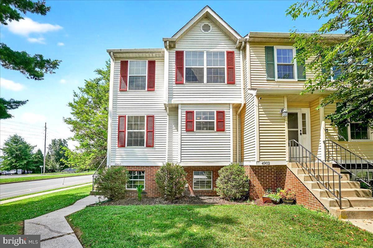 This renovated 4 bedroom 3 1/2 bath end-unit townhome features a private side entrance and practical layout that feels more like a detached home. The super convenient Robin Meadows community offers great schools, a variety of community amenities and is just minutes to beautiful downtown Frederick but without city taxes!
The main floor provides a central foyer, large kitchen, formal dining room, half bath and a comfortable living room with access to a relaxing deck.
Upstairs has 3 nice size bedrooms including a primary owners suite with dual closets and private attached bathroom. The secondary bedrooms are served by a hall bath with full tub.
The finished lower level offers another full bath with tub, a 4th bedroom and a large family room with walk out to the back yard. Nice views outside, secure storage under the deck and new AC. These unique end units are rarely available so don't miss out! Seller may require a home of choice contingency.