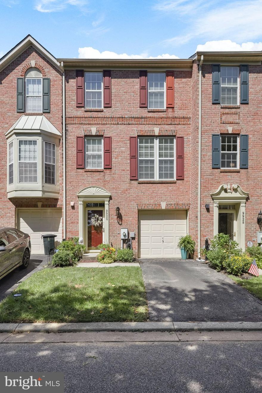 Perry Hall Farms finest! This beautiful garage townhome is situated in the back of the development allowing for both private front and rear views, not to mention a rarely available fenced yard.  The 3 story open concept home offers a sprawling lower level family room with walk out to yard and a 1/2 bath.  The expansive main level allows for plenty of cooking and entertaining space as well as a morning/sunroom for an in-home office.  The upper level bedrooms are filled with natural light and woodsy views.  Updates include new roof and kitchen flooring 2021, newer dishwasher, washer, dryer, fresh paint and more. Don't delay and make your appointment today!