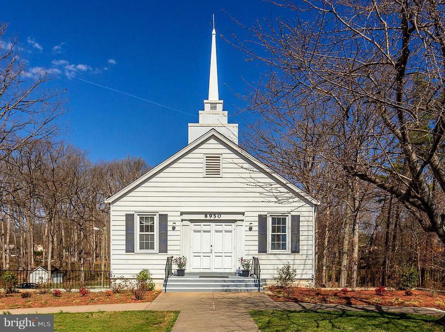 Church for sale in Fairfax - minutes from the Beltway! Truly convenient location on main road with fantastic visibility & abundant parking. Brand new state of the art projection systems, multiple offices, classrooms, heated baptismal pool, full kitchen & massive multipurpose room. Wonderfully versatile interior space for indoor activities, & 2 acres of land (backs to woods) for outside activities!