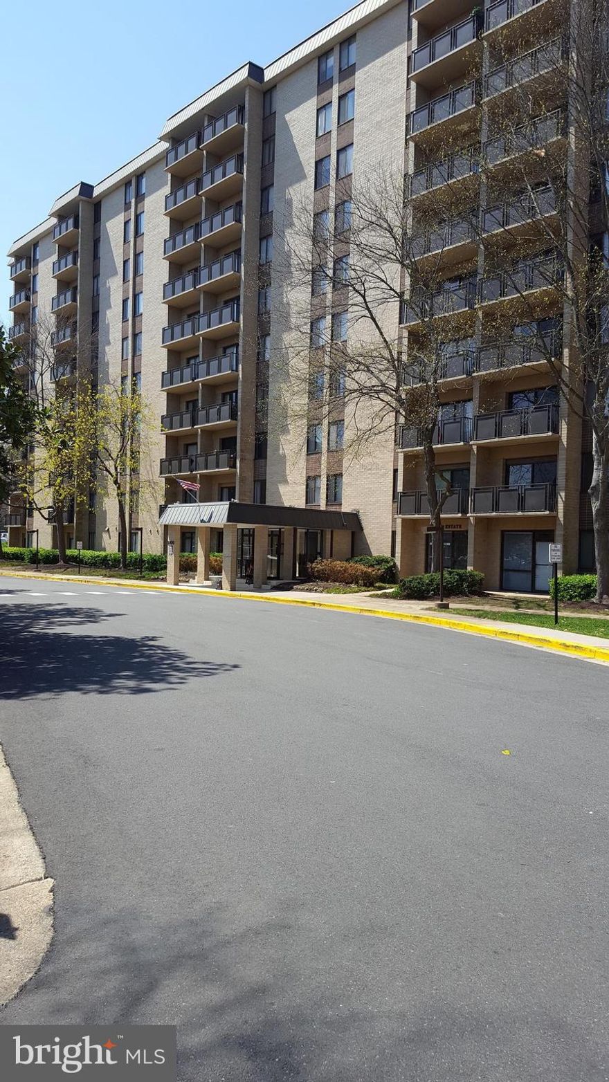 A spacious, corner 2 bed room 2 full bath condo with great views from balcony; located near shopping centers, and couple blocks from Arlington; buses on the street and minutes to metro. Fresh paint and new durable flooring throughout. ceramic kitchen and bathroom. Unit shows well. One Garage Parking spot. Condo fee includes all utilities. Dial 000 for building entrance. Owner is real estate agent.