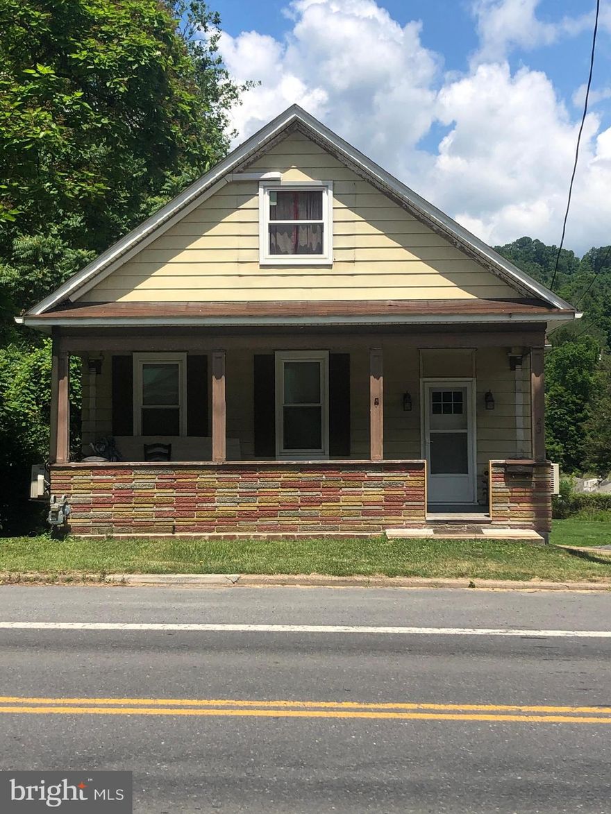 3 Bedroom, 1 bathroom home conveniently located in lower LaVale. This home has a brand new bathroom (6/2020), windows, roof, gutters, fascia all were updated about two years ago. Two new heat pumps (mini splits) with a 10 year warranty were installed 5/2019. One main level bedroom, two upper level bedrooms, large pantry, and a lower level room that can be turned into anything you'd like. Large eat in kitchen. This home offers a one car garage, a great deck for relaxing and grilling, and a large backyard to enjoy.  Plenty of off street parking behind the home. Bring your vision and turn this home into a beautiful place to call your own.  Sold AS-IS