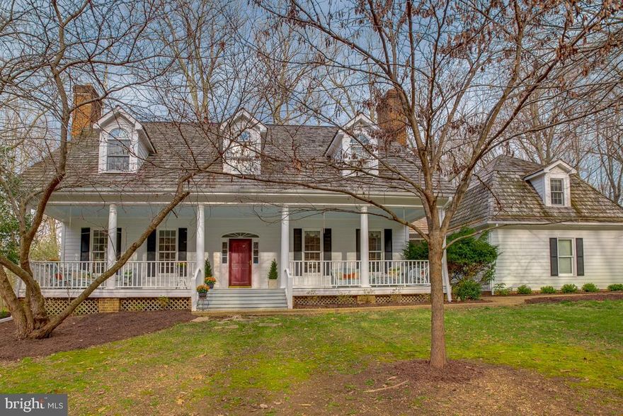 This Stunning Cape Cod on 10 lush & peaceful acres, of quality rarely available at this price point, is truly a must see! Located on a private road only 5 minutes to desirable Orlean. This large front porch looks like something straight out of the pages of a Southern Living Magazine, offering a relaxing setting that also marks the entrance into this gracious 4 BR/ 3.2 BA home with 4,444 finished sq ft of spectacular living space on 2 levels. Not to mention a large unfinished basement with high ceilings and a side walk-out entrance, making this home a total of 7,783 sq ft (information provided by County assessor) .  With soaring high ceilings, gorgeous marble entrance foyer, gleaming hardwood floors on the main level, extensive custom moldings & trim, plus 3 fireplaces, including an impressive Virginia Fieldstone fireplace in Family room. This lovely home is complete  with a main level master bedroom suite that has two exterior openings. One onto the rear deck the other to a private courtyard. A super spacious gourmet kitchen with upscale granite counters, stainless appliances, rich cherry cabinets and a large eating area that spills into cozy seating around the fireplace. Main level also features a laundry/mud room.  Upper level has 3 spacious bedrooms w/ 2 full baths, cozy bonus sitting area and large bonus room over the garage. The back deck is perfect for entertaining guests, or just relaxing while enjoying the wildlife. Take a stroll down the brick walkway to your own secret garden complete with crepe myrtles, hibiscus and beautiful butterfly bushes that surround a secluded and private in-ground pool.  Don't miss this one. It's priced to sell!  Great  commuter location, easy access to I-66. Just 11 easy miles from the quaint revitalized town of Marshall with award winning restaurants & shops. Five minutes to the iconic Orlean Market and surrounded by the Blue Ridge Mountains, the area offers plenty of wonderful things to do all year long.   Enjoy life in the country by experiencing all that Fauquier County as well as the surrounding area has to offer. Shenandoah National Park and Old Rag Trail, wineries, vineyards, equestrian events, historical attractions, studios and art galleries. No HOA! One-year Home warranty included! Easy to show.  It checks all the boxes!