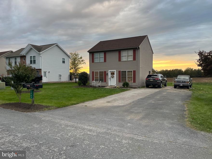 This 3-bedroom house boasts a large covered patio that faces a farm field.  Enjoy entertaining and spending time outside in the spacious backyard.  large shed for all of your storage needs.  Recently remodeled bathroom with a custom tiled shower and rainfall shower head.  The kitchen features a large walk-in pantry.  Open concept main level.  the roof and much of the flooring have been recently replaced.  The neighborhood has a large community with activities such as annual yard sales and holiday house decorating contests. 
 schedule your private tour today.