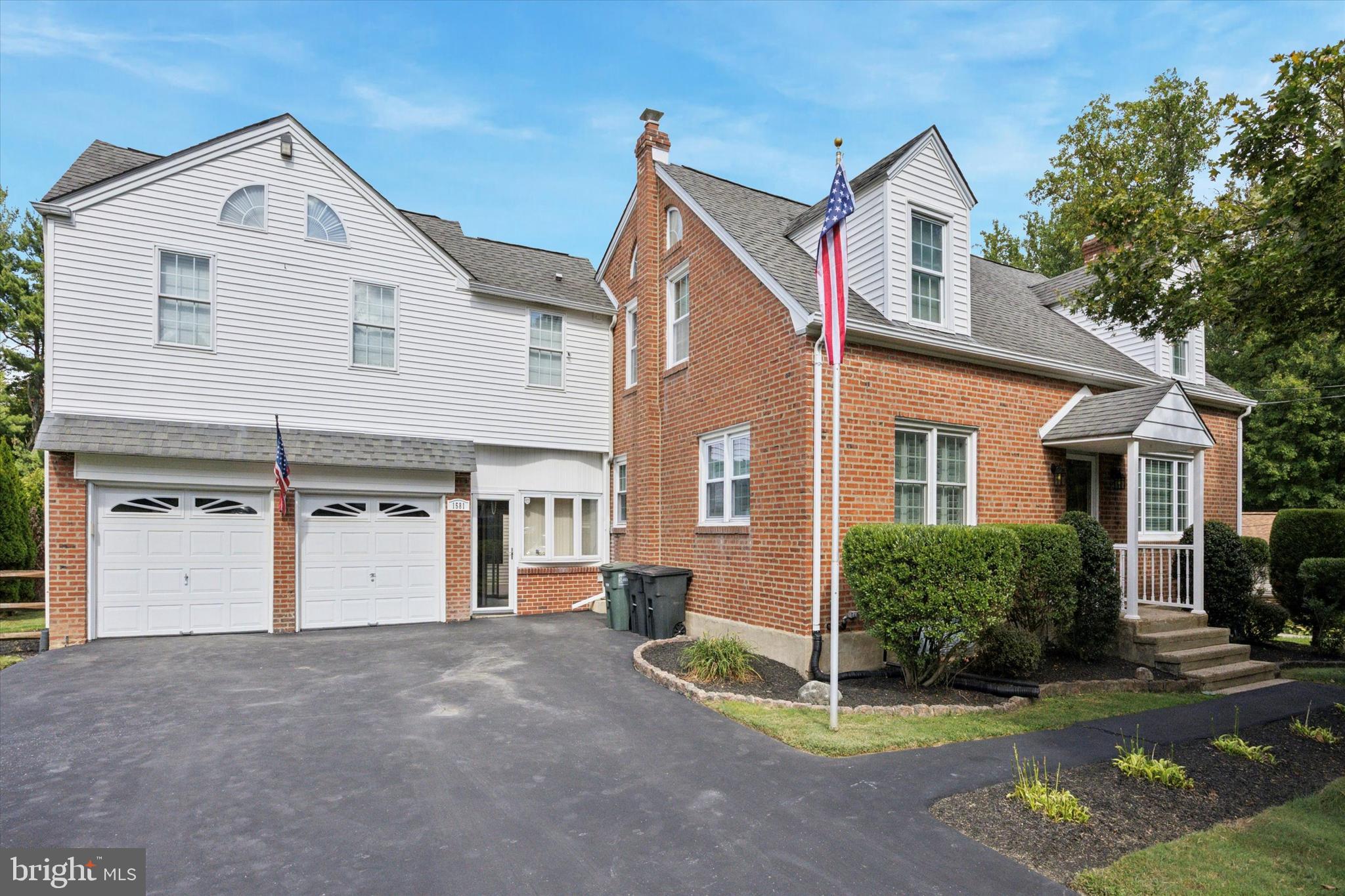 Opportunity Knocks right here. Jumbo sized single family home, with 5 bedrooms, and 3 full bathrooms. Check out this collossal Bucks County beauty. Talk about location, how about end of the street dead end location. This property has a miriad of possible uses. Texas sized updated kitchen with granite counter tops, center island, stainless steel appliances, and even room for a generous sized eating area. Also located on the first floor is a bedroom with a full newer updated bathroom. Formal Living & Dining Rooms & Kitchen all with updated laminate wood style flooring. Upper level with four nice sized bedrooms and a full hall bath. Let's talk about the gigantic main bedroom suite for a minute, super sized, vaulted ceilings with multiple ceiling fans, two exterios doors to the upper level deck to enjoy evenings out doors, with views of the backyard space. Gorgeous main bedroom updated bathroom. Plenty of closet space and storage with all of the bedroom spaces. Great laundry room located near the main bedroom suite, with built in vanity. There are 3 total fireplaces, one in living room, one in main bedroom and one in the finished basement, all run with propane. The finished basement lends itself to additional living space. Current owner has a roughed in space down there for a possible 4th bathroom, some fixtures included. Huge two car garage space attached to the main house with an enclosed breezeway / mudroom type space, exits to front & rear of the property. Out back walk onto an expansive Timber Tech deck great for entertaining or relaxing. Almost brand new enclosure on deck, provides heating & cooling both for year round use, to settle down and take in the view of the beautiful back yard. This home is one of a kind. True pride of ownership surrounds this place inside and out.