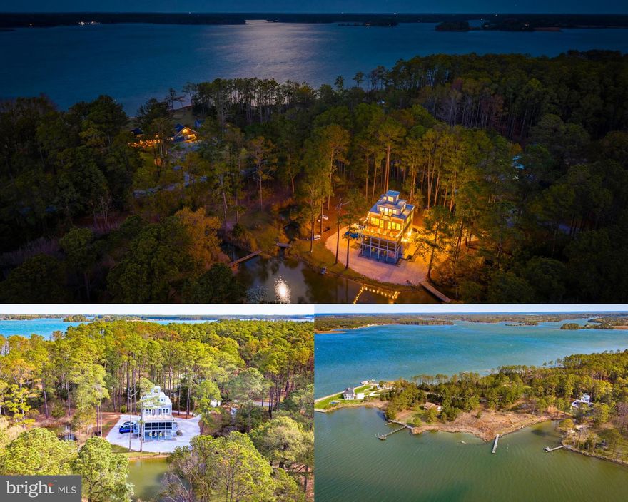Set on just shy of 4.5 private acres at the end of a quiet dead-end road, this stunning property boasts over 2,700 square feet, five bedrooms, and an incredible 1,000 feet of water frontage—creating a rare combination of space, privacy, and panoramic views of coveted Little Choptank River.
Designed and built by an architect for their own personal retreat, this one-of-a-kind coastal waterfront sanctuary blends thoughtful design with the natural beauty distinct to the Eastern Shore.
Enjoy effortless waterfront living with your own private pier featuring 3’ mean low water, a protected lagoon, and endless opportunities for boating, jet ski'ing, crabbing/fishing, kayaking, and exploring nature abound. Surrounded by wildlife and untouched beauty, this is the kind of setting that feels worlds away—yet you’re just minutes from the charm, dining, and shops of downtown Cambridge.
And the opportunities don’t stop there!!--NO HOA and strong Airbnb potential make this not only a dream retreat, but a smart investment just in time for summer.