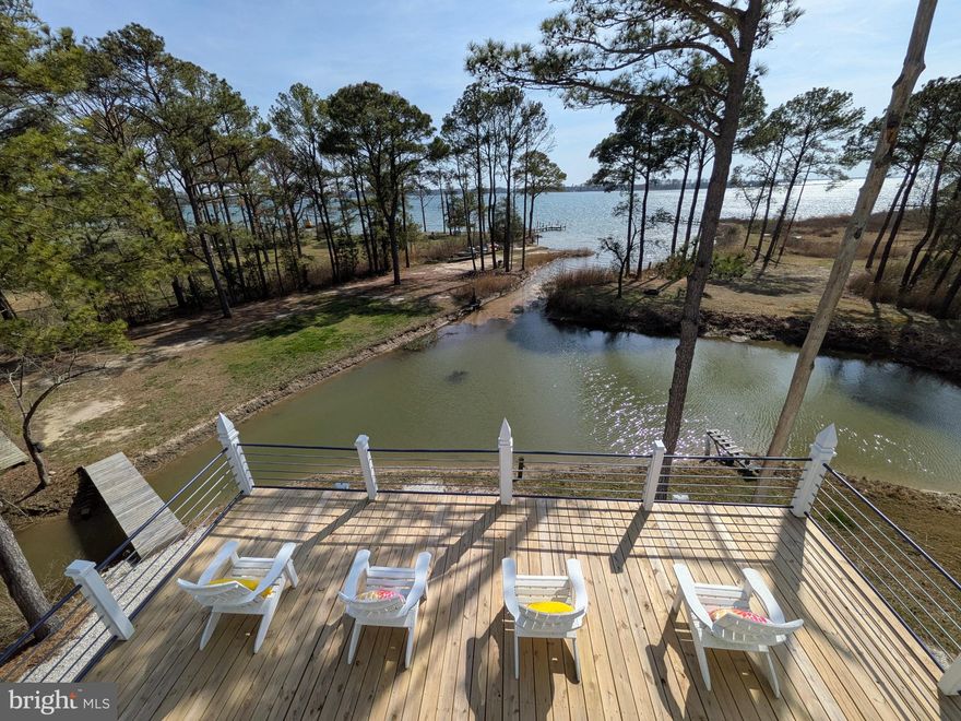 Set on just shy of 4.5 private acres at the end of a quiet dead-end road, this stunning property boasts over 2,700 square feet, five bedrooms, and an incredible 1,000 feet of water frontage—creating a rare combination of space, privacy, and panoramic views of coveted Little Choptank River.
Designed and built by an architect for their own personal retreat, this one-of-a-kind coastal waterfront sanctuary blends thoughtful design with the natural beauty distinct to the Eastern Shore.
Enjoy effortless waterfront living with your own private pier featuring 3’ mean low water, a protected lagoon, and endless opportunities for boating, jet ski'ing, crabbing/fishing, kayaking, and exploring nature abound. Surrounded by wildlife and untouched beauty, this is the kind of setting that feels worlds away—yet you’re just minutes from the charm, dining, and shops of downtown Cambridge.
And the opportunities don’t stop there!!--NO HOA and strong Airbnb potential make this not only a dream retreat, but a smart investment just in time for summer.