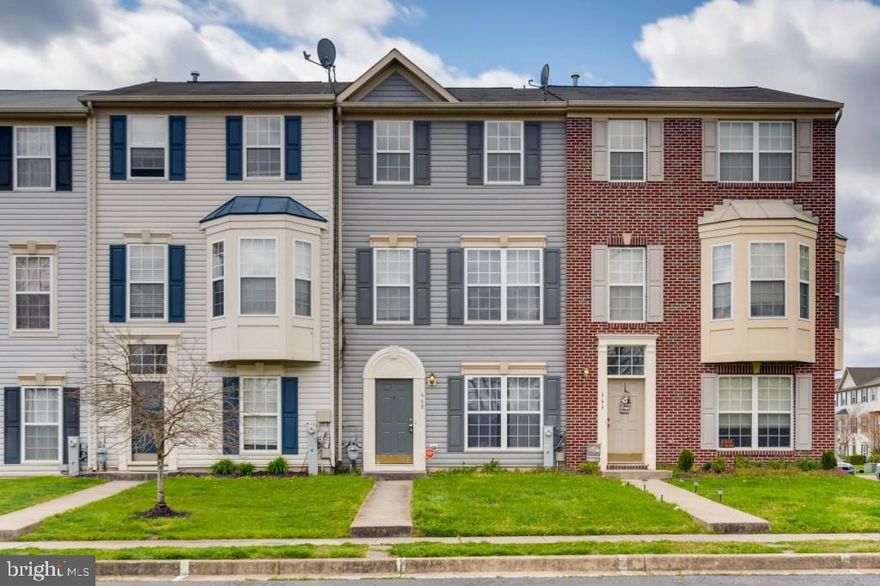 This charming 3 level townhouse is an incredible first-time home buyer opportunity in the heart of a fantastic neighborhood!  It features 3 bedrooms, 2.5 baths, a large country kitchen with upgraded cabinets and appliances, hardwood floors, and a second-floor laundry. Beautiful third level master suite with four closets, a fabulous garden bath, and a sitting area.   Second-floor bedrooms large closets with French doors.  Fenced in backyard for privacy & open area view in front.  Minutes to the Marc Train.  Easy access to Baltimore Harbor, Fort Meade, and shopping galore.   For the buyers convenience, we have attached a virtual Matterport Tour.  Click the  video camera icon above the picture.