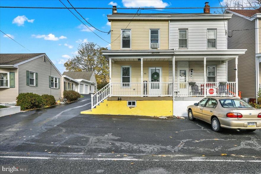 Welcome to 40 W Adamsdale Rd, a beautifully updated 3-bedroom, 1-bath home in the Blue Mountain School District. The first floor offers a spacious layout with a living room, dining room, and kitchen, perfect for everyday living and entertaining. Upstairs features three bedrooms and an updated bathroom. Every room has been freshly painted, giving the home a bright, move-in-ready feel. Outside, enjoy a fenced-in backyard with a shed for storage and two off-street parking spaces. This home has been completely redone, just move in and make it your own.