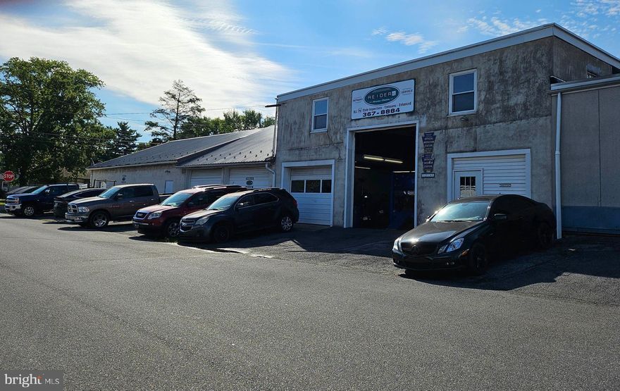 Great opportunit to own your own automotive garage, and also receive some rent income from the hair and nail salon. Garage includes all furniture, fixtires and equipment (FF&E).  Hair salon has been a tenant since 2021, and current income is $19,200/year.  Properties located at the entrance to ETown Borough with Route 230 (S. Market Street) frontage and nestled among residential rooftops and commercial uses.