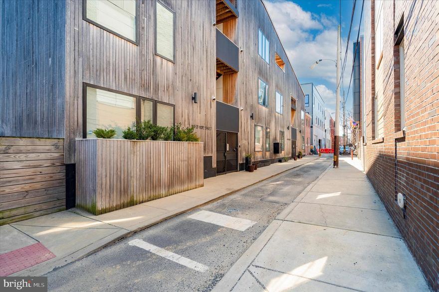 Hope Street Condominium is just 1.5 blocks from the hottest corridor in the City, Frankford Avenue. Brand new restaurants Percy, Jaffa and Ama all right at your doorstep!!!  Unit 2A is special - It boasts: 2 Bedrooms, 1 full bath, a coveted CORNER unit with a full extra exposure of windows, super high ceilings, full-size washer/dryer, chefs kitchen with stainless steel appliances (including dishwasher!). You'll have full access to the bi-level, nearly 5,000 s/f shared roof deck. Each unit features solid white oak floors and large windows throughout, allowing for an abundance of natural light from every room. Custom black matte kitchens, a bright living/dining area. Using recycled materials from the recently demolished Society Hill Playhouse as well as recycled construction materials from Revolution Recovery, Legacy Restoration and RAIR (Recycled Artists in Residency) are providing one of a kind accents to these unique flats. LARGE (10 x 20 foot) secure basement storage unit included (HUGE). Nestled just a few feet from Everything that is being buzzed about and OG favorites including International Bar, Evil Genius, Goldie Falafel, City Fitness and so much more. Low Utilities. Non Smoking Unit. Pets allowed, pending approval - with a pet deposit. Privately managed by very kind owners.