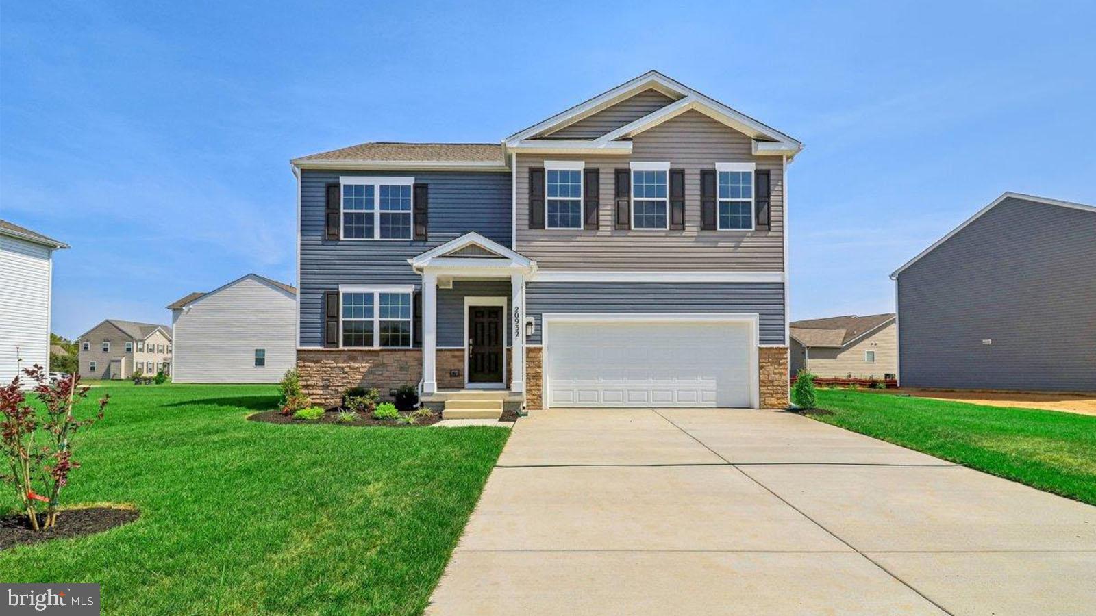 Closing assistance available with our lender DHI Mortgage
Welcome to The Hayden—a beautifully designed two-story home offering the perfect blend of comfort and functionality. With 5 bedrooms, 3 bathrooms, and nearly 3,000 square feet of well designed living space. Includes partially finished basement with plumbing rough-ins included. Just minutes from PAX Air Base.
🌟 Main Level Highlights:
• A flex room off the foyer, perfect as a formal dining area or home office.
• A chef’s delight kitchen featuring an oversized island with seating, a large pantry, and a seamless flow into the dining and living areas—ideal for entertaining.
• A main-level bedroom with a full bath, perfect for guests or multi-generational living.
🌟 Second Level Highlights:
• A luxurious owner’s suite with a large bathroom featuring double vanities, big showaer, private toilet, and an expansive walk-in closet.
• Three additional bedrooms and a full bath, plus a walk-in laundry room for ultimate convenience.
• A loft-style living space—perfect for a playroom, media area, or additional lounge space.
Crafted with quality materials and exceptional attention to detail, this home comes with 1/2/10-year builder warranties for peace of mind.
Bonus Features:
All DR Horton homes include a Smart Home Package by Safe Haven, featuring smart light switches, Echo device, front door camera, and keypad lock for modern living convenience.
Don’t miss this chance to make The Hayden your dream home—schedule your tour today!