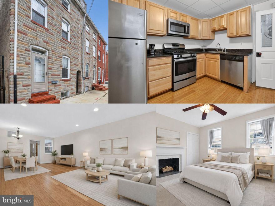 Welcome to 2222 Cambridge St, a well-maintained Baltimore rowhome ideally located right where Fells Point meets Canton, offering easy access to the waterfront, restaurants, shops, and city conveniences.

The main level features a functional layout with separate living and kitchen spaces, providing defined areas for everyday living. A full bathroom on the main level adds flexibility and convenience.

Upstairs, you’ll find additional living space along with another full bathroom, creating a practical setup for guests or shared living.

The home offers a layout that is both efficient and comfortable, with the opportunity to enjoy city living in one of Baltimore’s most well-known neighborhoods.

Located just moments from the Baltimore Harbor, Fells Point, and Canton waterfront, you’ll have access to local dining, nightlife, parks, and walking paths, along with convenient routes for commuting throughout the city.

This home offers a great opportunity to own in a central location with access to everything Baltimore has to offer.

Eligible buyers may qualify for 100% financing with no PMI, with the ability to combine with additional assistance programs. Quick closings available.