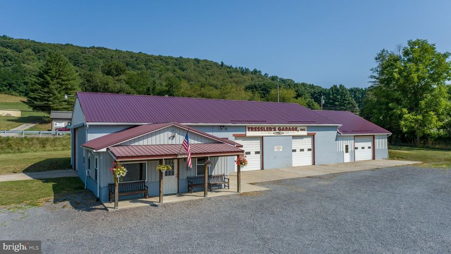 Perfect opportunity to own and manage your own business, especially if you are into vehicle repairs. Tressler's Garage is a very profitable repairs business where you can be up and running as soon as you purchase. Everything you need to be off and running when you buy is included in this sale including office equipment, diagnostic equipment, shop equipment and miscellaneous tools. To be negotiated, but owner willing to stay on for a period of time to consult. Main garage is 80'X40" plus another roughly 1500 sq. ft. of office, lunch room, restroom, check out area, and waiting room. Tile floors in these areas with wanescoting on walls. Incredible heating system that uses used motor oil for heating which is obviously very efficient. Financials available with a signed NDA. The neighboring property, 4960 Hutton Road is also for sale and could be purchased to combine the parcels. It is a 2BR-1BA home sitting on .88 ac and listed for $165,000. Call listing agent for additional details. RAILEY REALTY IS NOT THE CARETAKER OF PROPERTIES LISTED BY IT. DURING INCLEMENT WEATHER CONDITIONS, PROSPECTIVE PURCHASERS AND THEIR AGENTS ASSUME ALL LIABILITY ASSOCIATED WITH OR BY WEATHER AT THE PROPERTY.