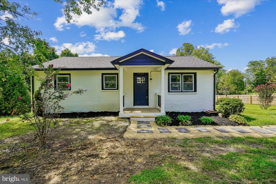 Fully Renovated! Stunning rancher located in the heart of Huntingtown, set on a spacious 1 acre lot with ample parking. This lovely home offers 3 bedrooms and 2 full bathroom. The gorgeous all new kitchen features quartz countertops and stainless steel appliances. Upgrades includes a brand new roof, gutters , HVAC system, deck, and windows.  The large open basement includes an additional 4th bonus room. A must see!!