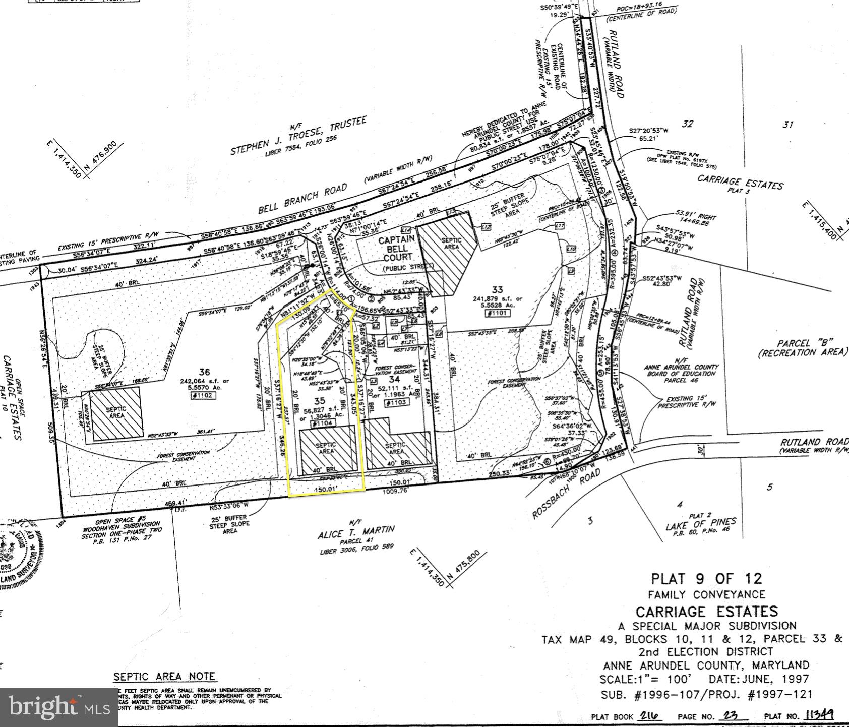 CARRIAGE ESTATES - Land