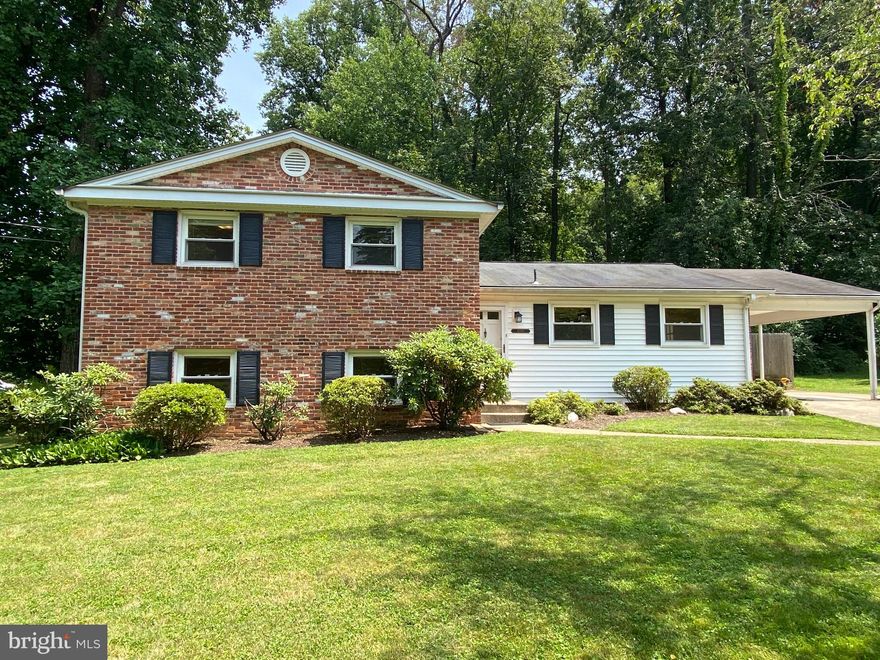 Spacious split-level in great location - close to 495, I270, Westfield/Montgomery Mall, Public, French, German, Woods Academy Schools; easy commute to NIH, Metro.  LR, DR, open to large covered porch and nicely landscaped, fenced and private yard.  T/S Kitchen w/stainless and granite.  Upstairs has large bedrooms, updated baths.  Additional full bath on daylight lower level.  Possible 5th bedroom or study.  Large recreation room/family room with fireplace and walkout to backyard. Agents please see agent remarks.