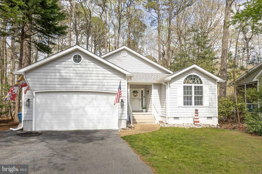 If you’ve been waiting for the right one-level home in Ocean Pines — this is it.

Tucked at the end of a quiet cul-de-sac and backing to a walking trail, this 3-bedroom, 2-bath home offers the kind of floorplans buyers are looking for. Vaulted ceilings and hardwood floors carry through the main living space, creating an open, easy flow for everyday living and entertaining.

The primary suite is set apart for privacy and features a tray ceiling, window seat, walk-in closet, and en suite bath. Bedrooms 2 and 3 share a full bath — ideal for guests or flexible use.

An added bonus is the four-season room offering valuable living space year-round — perfect for morning coffee, relaxing, or hosting — all overlooking a spacious backyard with mature trees.

End-of-cul-de-sac location, 2-car garage, and direct access to nearby walking trails make this one stand out.

Living in Ocean Pines means access to indoor and outdoor pools, golf, pickleball, tennis, a yacht club, marina, and more — plus you’re just minutes from Ocean City beaches.

Homes with this floorplan, location, and setting don’t come up often - book your appointment now!