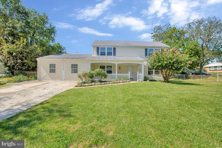 Bowie MD - Available Now and newly renovated.  All new kitchen, bathrooms, and flooring throughout this light and bright two story colonial in attractive Bowie neighborhood.  Kitchen includes granite countertops, stainless steel appliances and spacious breakfast area.  Large living room, separate dining room and extra large family room with large storage closet. Freshly painted and ready to occupy.  Sliders from breakfast room to fenced rear yard on a large corner lot. Just minutes to Route 50 and Route 301. Close to shopping, dining and schools.  Just 17-20 miles to 7 military installations.