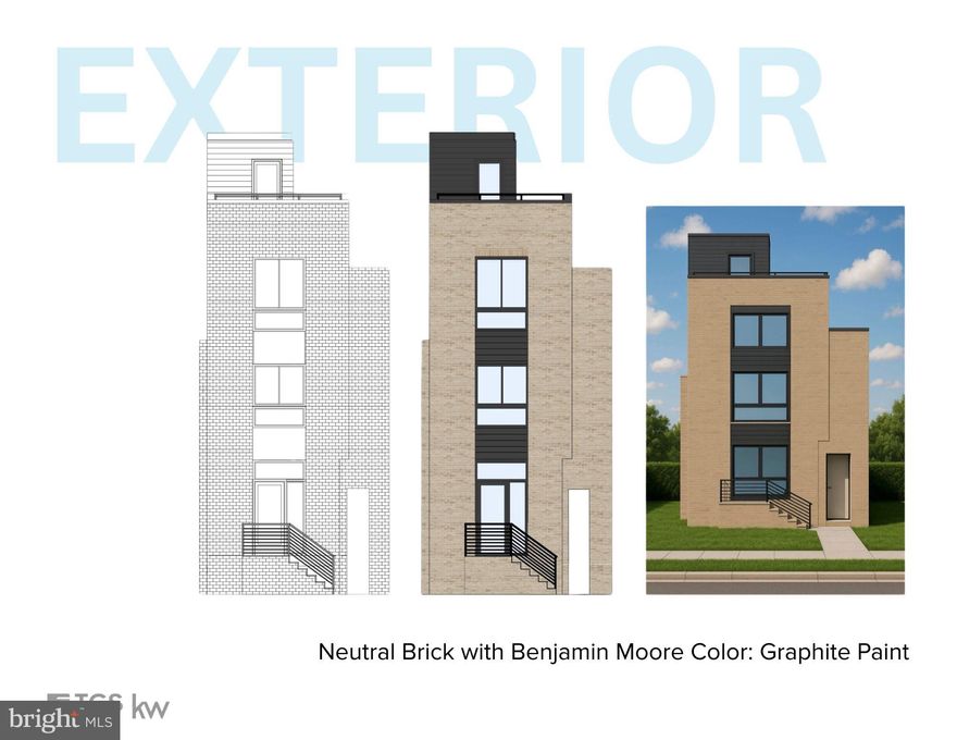 Come design your dream home in  the Norther Liberties.  We are offering a variety of custom options to select from in this custom townhome. Main floor ha and abundance of natural light..Wide plank hardwood floor, custom quartz counter tops.   Living room has 20 ft soaring celling with  fireplace and custom tile,  good size back yard right off the living area  for BBQ and entertaing. second  floor has two beds and 1 bath with open view of the living area. Primary  floor has another 2 beds and 1.5 baths. Primary suite has walk in closet and primary bath has double sink huge stall shower with free standing tub. Roof deck with amazing views . This is a very walkable neighborhood with plenty of restaurants and coffee shops. close to major bridges and highways. Please reach out for a consolation with our design team.  Options include Fireplace, hearted floors in the primary bathrooms. custom tile and counter tops.