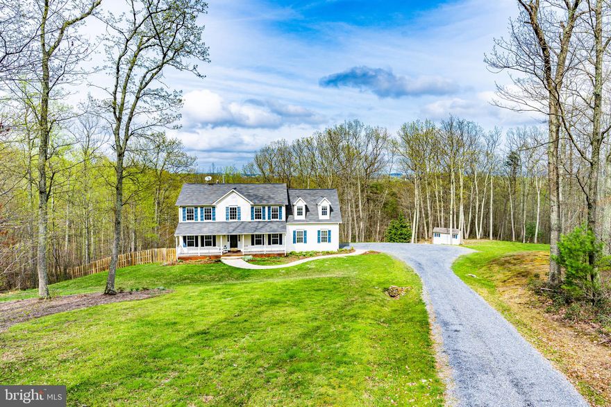 Before you even walk thru the threshold, this beautiful 10+ acre property welcomes. A private drive leads to this spacious 4 bedroom home that embraces sophisticated country living. Located in a prime sweet spot within a short 3 mile drive from I-66 and the town of Marshall, this home has everything one would want in a private country retreat. Two relaxing porches, a welcoming front porch and a huge screened back porch are just a sampling of how this property will delight.        An extensive list of features and thoughtful upgrades include a gourmet kitchen with a spacious center island, quartz countertops, 6 burner Jenn Air cooktop, built in oven & microwave as well as 2 pantries. The kitchen has a generous breakfast / eating area  that extends to a cozy family room with  a thermostatically controlled gas fireplace. Walk out to the huge screened porch that is perfect for sipping coffee in the morning or entertaining family and friends.        Main level highlights include 9’ ceilings, crown moldings, modern glass panel track doors and durable, low maintenance LVP flooring.  The spacious floor plan includes a powder room, a separate dining room as well as a large private home office / flex space.  Work from home with the High Speed Internet that is available using the installed directional antenna and cell phone booster that conveys with the home.        The upper level has 4 spacious bedrooms and a sizable  laundry / storage area. The primary suite has 2 walk-in closets, an en-suite bath with double vanities, a soaking tub and shower.  Two bedrooms have ample closet space and easy access to a full bath in the hall. Completing the upper level is a second primary bedroom / flex space with an en-suite full bath.        Fabulous living and entertaining spaces including an expansive recreation room, game room area, 4th full bathroom, custom wet bar and large storage area are in the lower walk out level.         A 2 car heated garage allows for optional work or exercise space and has hot and cold running water, a rock climbing wall and a 220 outlet.  An enclosed area under the back porch and a separate storage shed provide lots of outdoor storage.        A beautiful stone walkway gently winds along blossoming perennials and leads to the front entrance. Raised beds in the back yard are ready for your vegetable garden and the surrounding  fenced area helps to protect your plants from deer while also providing a space for your dogs to run free.  Several walking paths let you enjoy the mature hardwoods and mountain laurels and provide glimpses of seasonal mountain views.       Privacy, close proximity to shopping, fine dining and local vineyards - This is Town and Country Living at its Finest •  Shown by appointment only.      Open Houses Sat. 4/17 & Sun 4/18 from 12 - 2 pm.