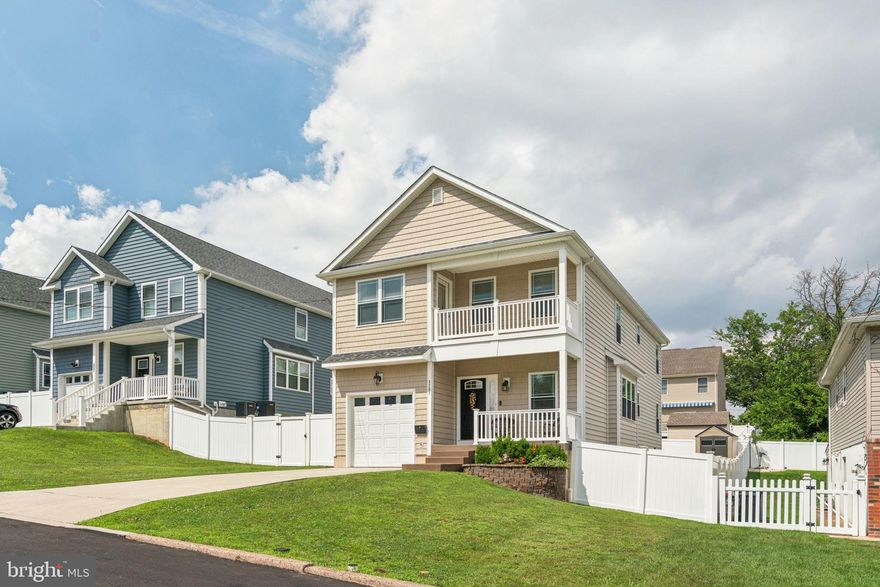 The one you’ve been dreaming of! Meticulously maintained, immaculate condition, stunning upgrades throughout, nearly 3000 square feet of finished living space. Exceptional West Torresdale location on a quiet, no-through street with beautiful views of the John F. Byrne Golf Club. Picture-perfect curb appeal with vinyl shaker-style shingles, 2 covered porches, manicured lawn, semicircular retaining wall with flowering gardens. Welcoming covered porch opens to expansive entryway with gleaming solid hardwoods, elegant crown molding, oversized 3.5” colonial trim, chic bronze fixtures, striking accent wall. Wide-open sitting area and large formal dining room bathes in superb natural light, main-floor powder room features furniture-style cherry vanity with solid granite top. Fabulous kitchen with abundant solid cherry cabinetry, soft-close hinges, glass mosaic-style backsplash, granite surfaces, LG stainless appliances including 5-burner gas range, center work island with breakfast bar seating, undercounter storage including custom pull-out shelves, pendant lighting, separate pantry. Magnificent main living room with crown molding throughout, breakfast area with designer fixture, cozy gas fireplace with granite surround and custom mantle, overhead fan with handsome walnut blades, dramatic split staircase with wrought-iron spindles and solid oak railing. Sliding doors lead to wood deck with custom pavilion, sprawling yard with 6’ solid vinyl fence, solar-powered lighting, storage shed. Ritz-Carlton owner’s suite with spacious sleeping quarters, shiplap accent wall, double closets with custom organizers, private deck with golf-course views, luxurious 4-piece bathroom with double granite vanities and solid cherry drawers and cabinets, sizeable walk-in shower with floor-to-ceiling ceramic and glass-tile inlay, framed glass entry. 3 generous guest bedrooms with closet organizers double as flex office or home gym space, opulent hall bath with dual granite vanities, maple storage, ceramic floors, deep soak tub/shower combo. Finished daylight basement with rec area, bar/game space, laundry room. Efficient two-zone HVAC, 1-car integral garage with additional 2-car driveway parking. You truly can have it all – the square footage, upgrades, condition, outdoor space, and location you've been waiting for! Prepare to fall in love – shows like a model home!