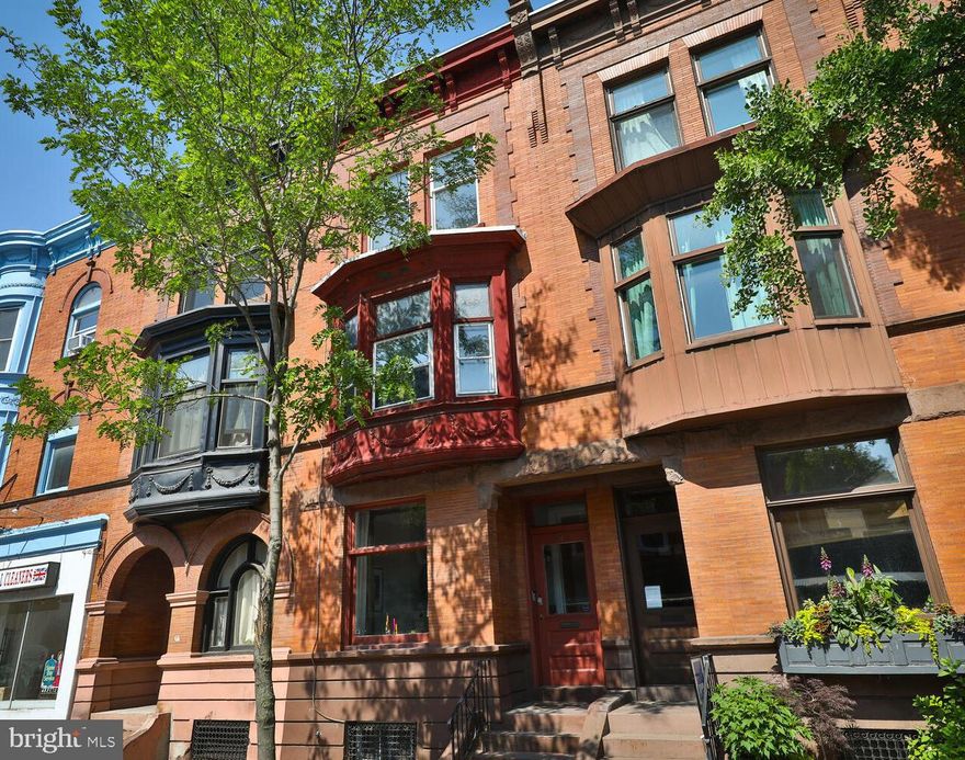 The wait is over! Here is the classic, spacious townhome that you have been waiting for in what is considered THE most desirable part of Center City! With 4 spacious bedrooms (3 of them with en suite baths!), 4 full bathrooms, 2 half baths, AND a finished basement, this home has it all. And best of all, it is just down the street from Fitler Square Park, Schuylkill River Park and Trail, a few blocks from Rittenhouse Square, and a quick and easy walk to UPenn, Chop, Drexel, Jefferson and the rest of Center city. Step in through a tiled entry vestibule into a large formal living room with a large picture window and additional seating area with an intricately designed decorative fireplace. Continue into a spacious dining room with bay window and skylight that opens onto the kitchen with ample cabinetry and a Viking range. A powder room and a back patio complete this floor. You will find high ceilings, crown moldings, stained glass windows and original hardwood floors throughout, among the many features that make this home special. The second floor boasts not one but two large en-suite bedrooms, each featuring built-ins, large walk-in-closets and custom bathrooms, one with double vanity and stall shower and the other with a jetted tub. The light-filled third floor contains yet another en-suite bedroom, along with a 4th bedroom/den with built-in shelves and skyline views of Center City and a full hallway bathroom. The large finished basement is home to an extra half bath, washer and dryer and is a great space for a den or playroom. Just down the street from Cafe Lutecia, Rival Bros Coffee, several grocery stores and parks, and with endless opportunities for dining and shopping all within a short walk, this is truly the best in city living. Take advantage of the many nearby bus and subway routes and easy highway access for an easy commute just about anywhere. This is a once in a lifetime opportunity that you won’t want to miss to get into a lovely home in an ideal location at a price that can’t be beat in this neighborhood!