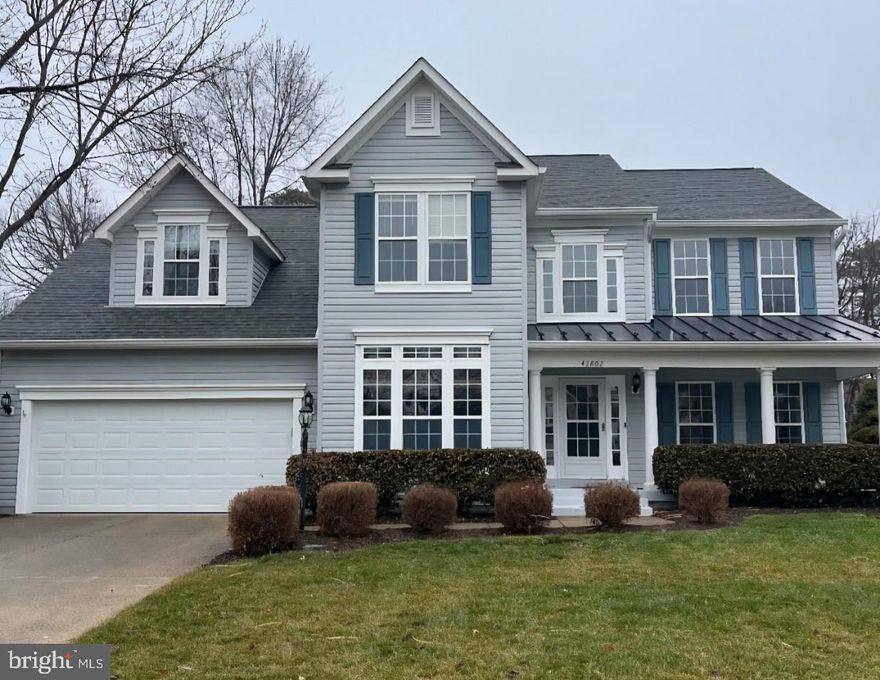 Located in the highly desirable Broadlands community, this well-maintained single-family home offers 4 bedrooms, 3.5 bathrooms, and a spacious two-car garage. The main level features beautiful hardwood flooring, a convenient laundry area, and inviting living spaces highlighted by a cozy wood-burning fireplace. The kitchen is equipped with granite countertops, solid oak white cabinetry, and Whirlpool appliances, offering both functionality and classic style. The finished basement provides additional versatile living space with durable luxury vinyl plank flooring, a dedicated area ideal for a home gym, and a walk-up staircase providing convenient access to the backyard. Numerous updates have been completed over the years, including full bathroom renovations (2012), hardwood flooring installation on the main level (2014), a complete roof replacement (2014) / including porch, water heater replacement (2014), and the HVAC system replacement (2015). Flooring on the second level and basement was updated in 2020, and a Tesla EV charger was installed in 2023. A patio and patio door added in 2006 provide a great space for outdoor enjoyment.  The Broadlands amenities include pools (3), tennis/pickleball courts, basketball courts, a fitness center/community center and tot lots. COMMUTERS DREAM- Close to schools, shopping, dining, Ashburn metro station, Rt 7 and the Dulles Greenway. A MUST SEE!