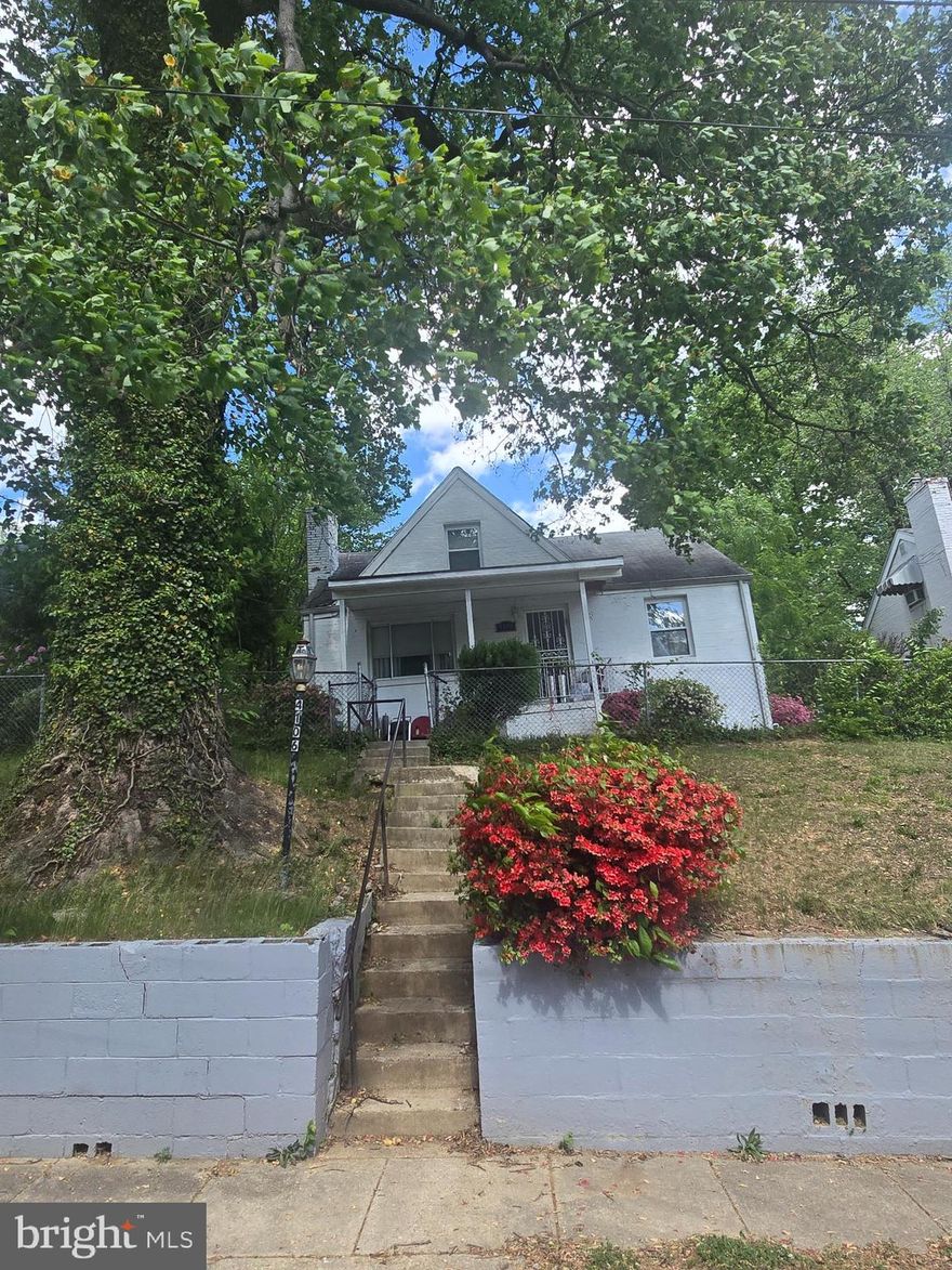 Welcome to this investor’s dream LIMITED-TIME opportunity!!! Priced competitively for a quick sale, this warm Cape Cod property is located within walking distance (½ mile) of the Washinton, DC border in the heart of the Cedar Valley subdivision of Capitol Heights, Maryland. This all-brick property features a main level dining room, kitchen, bathroom and 2 spacious bedrooms. Then, step up to the second level where you’ll find two additional bedrooms all featuring central air/heating. Now onto the basement…. where you’ll find a platform to let your designing creativity run wild. Build the ultimate leisure space or convert the area into additional bedrooms for a large family. The possibilities for your vision are endless!! Although the property needs some work to regain its true value, its still owner occupied, where neighboring homes have sold for hundreds of thousands more in “turnkey” condition. Schedule your appointment now!!! This is a LIMITED-TIME listing, which won’t last long!!!!